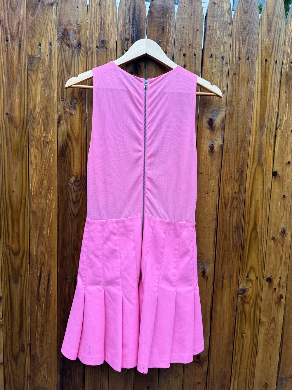 Alice + Olivia charra vegan leather pleated Dress - Picture 7 of 8